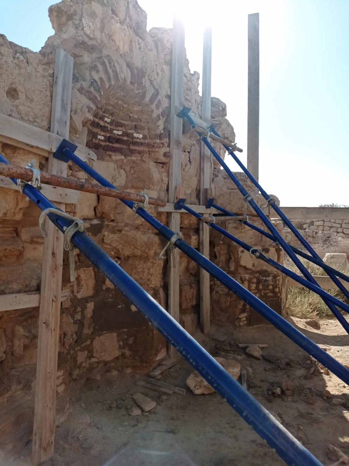 Steel works for tomb and wall in 2021