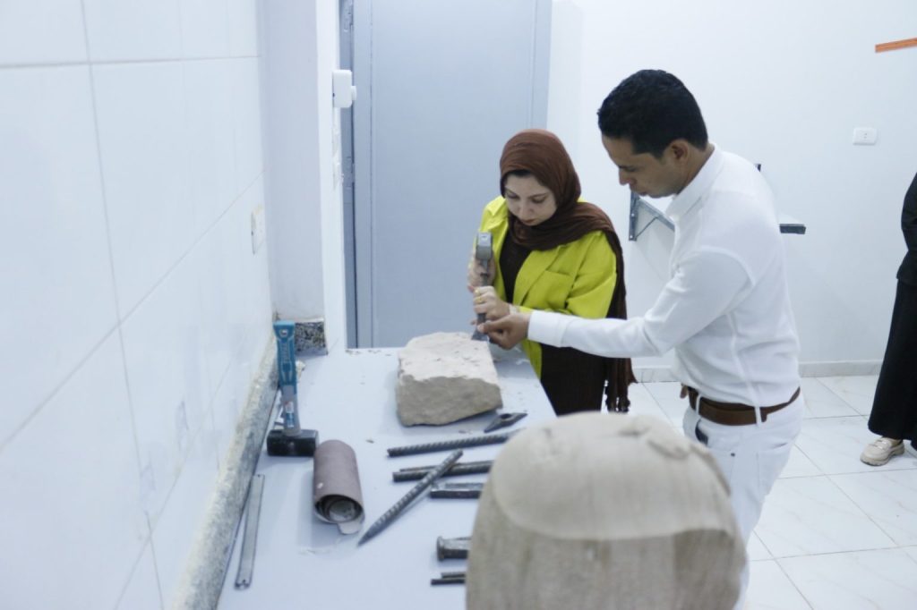 Two sculptors from Luxor establish the first school and exhibition to revive Pharaonic sculpture The first school for teaching sculpture in Luxor