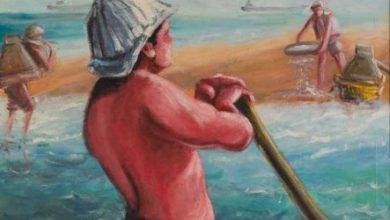Um Al-Khalul painting by Mustafa Al-Azbi