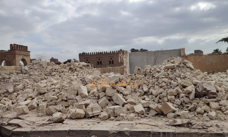 Demolition of the tomb of poet and minister Mahmoud Sami al-Baroudi in Cairo's historic cemetery