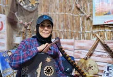 Fatima Al-Morsi, the first female player of the Simsimiyya