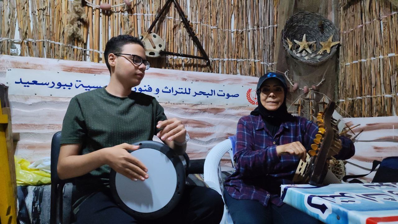 Fatima Al-Morsi, the first female player of the Simsimiyya2