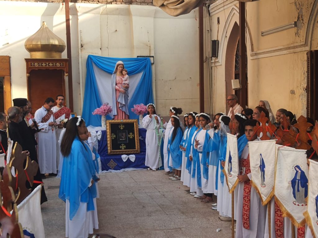 Nativity of the Blessed Virgin Mary.. Photo by Asmaa Al-Sharqawy 