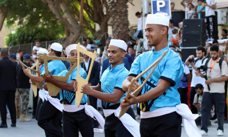 The Ismailia Folk Arts Troupe at the Mango Festival. Photo Mohamed Awad
