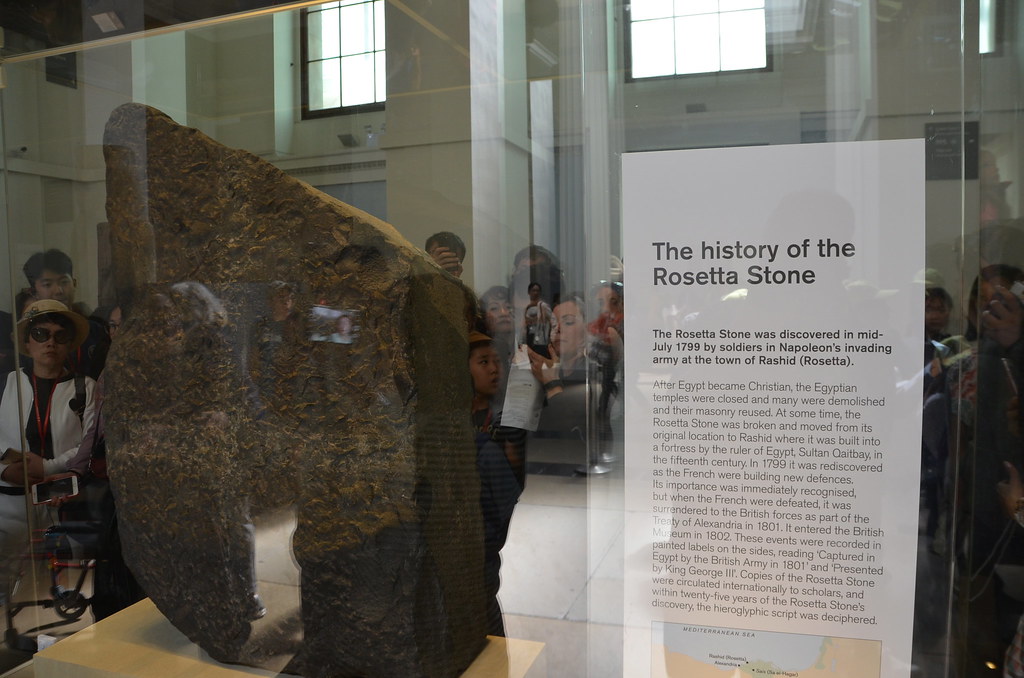 The Rosetta Stone on display at the British Museum - Creative Commons