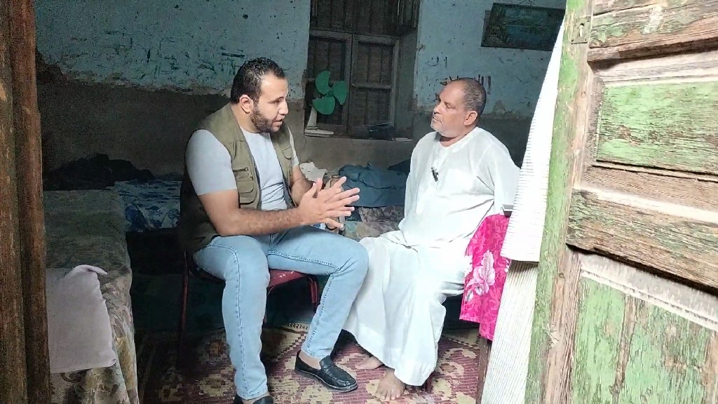 Editor of Bab Masr with Sheikh Al-Taher Abdullah's son