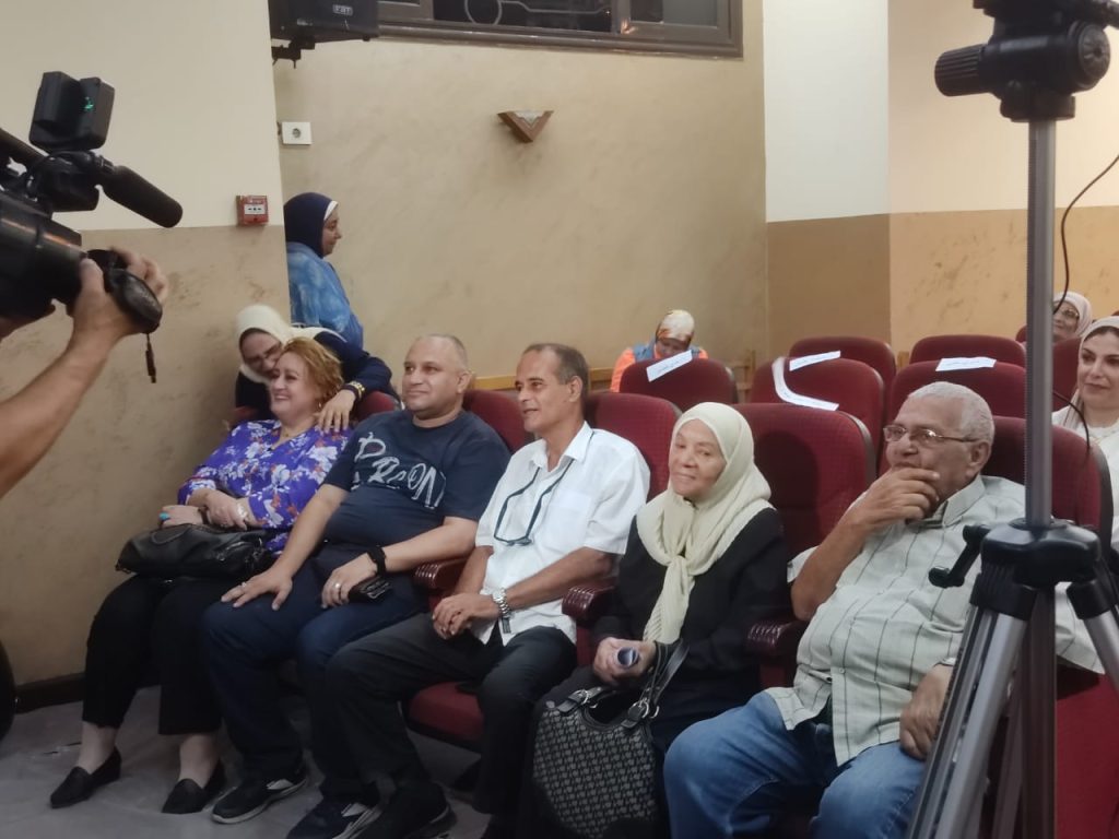 Sayed Darwish's family at the Shatby Culture Palace celebration.. Photography Doaa AbdelHamid
