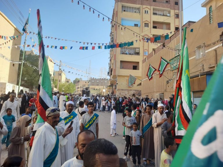 The Mirghiya Khattamiya sect celebrates the birth of the Prophet in Aswan – Special to BabMasr1