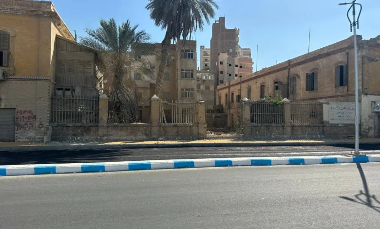 The wall of the Masagiri House garden after removing the white bricks - Suez District Presidency page