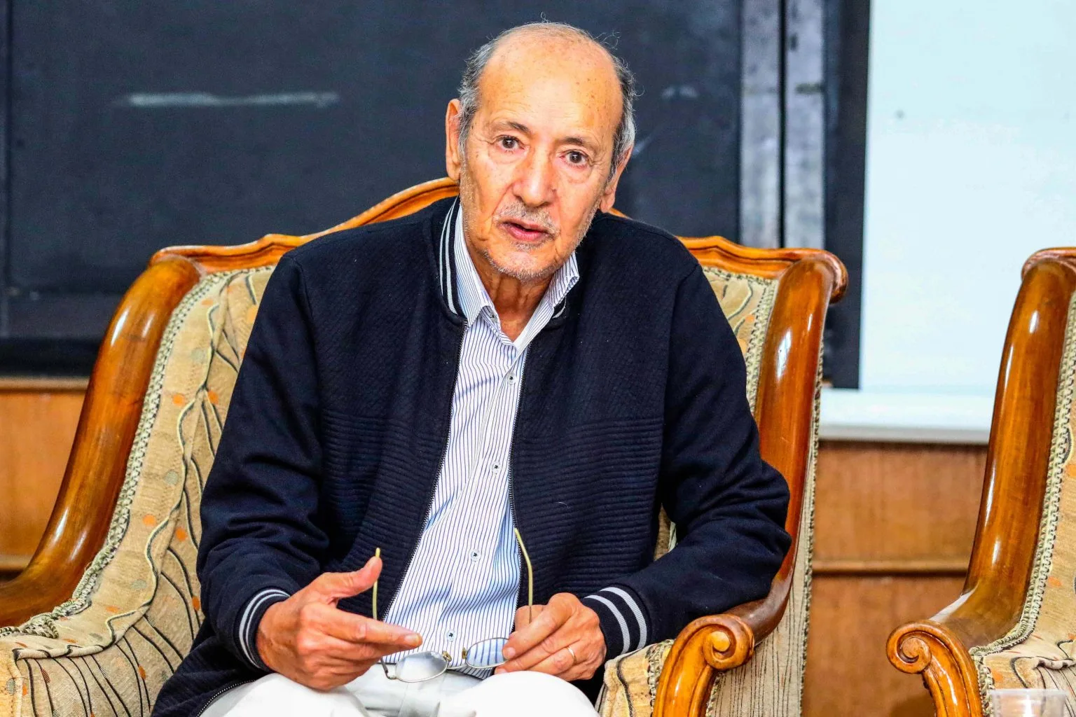 Writer and novelist Abdel Hamid Al-Basyouni - Photo by Mohamed Awad