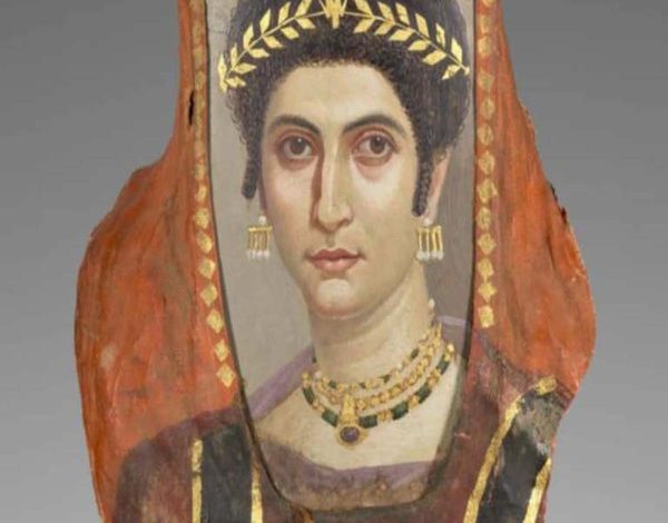 A painting similar to the Fayum painting owned by billionaire Gandour.