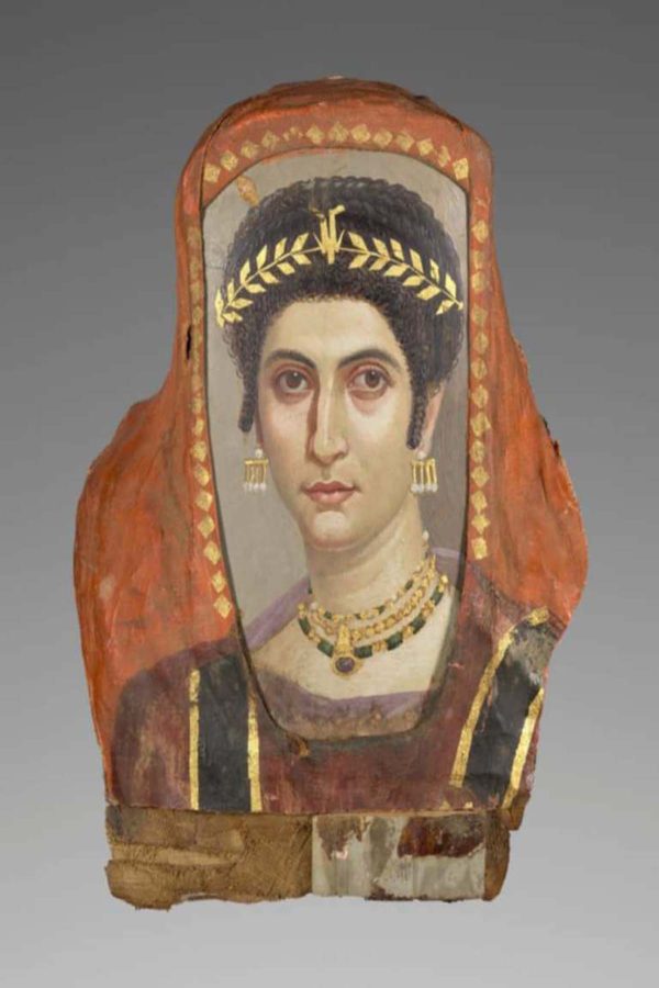 A painting similar to the Fayum painting owned by billionaire Gandour.