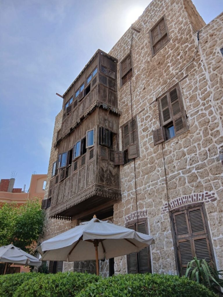 The facade of Sheikh Tawfiq’s house (Al-Qusair Hotel). Photo - Esraa Mohareb
