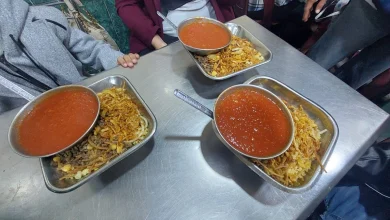From inside Koshari Gamal Hamsani in Asyut.Photo by Jasmine Mahna