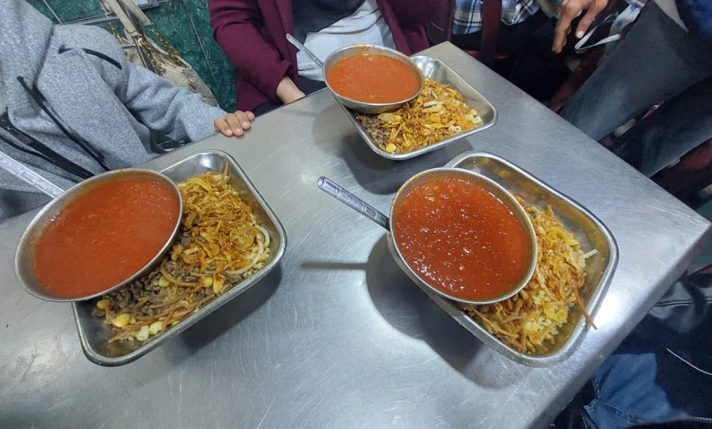 From inside Koshari Gamal Hamsani in Asyut.Photo by Jasmine Mahna