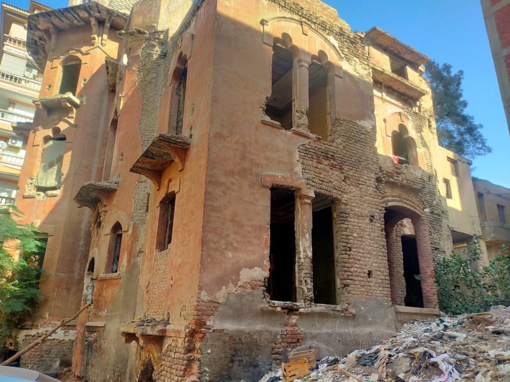 Demolition of the Red palace in Mansoura