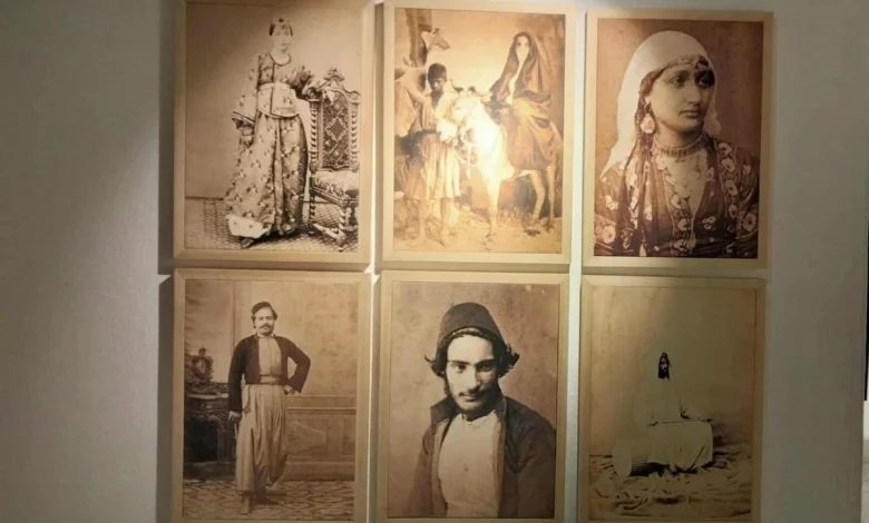 Images of Egyptians in the late 19th century from an exhibition about Emperor Dom Pedro II's journeys to Egypt. Photo:Bab Misr