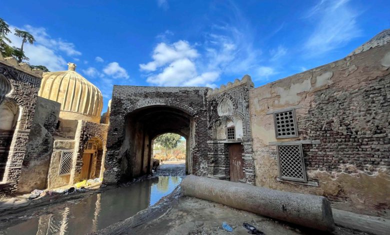 Facade of the Al-Amseeli Berchid residence.Photo :Mohamed Awad