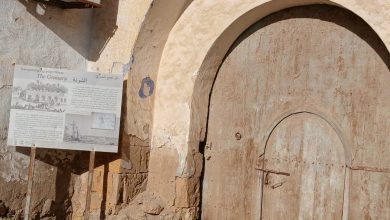 Front of the grainhouse. Photo: Esraa Mohareb