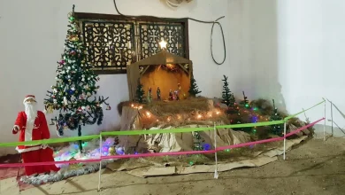 The Holy Manger and Coptic religious figurines... Photography: Romany Said