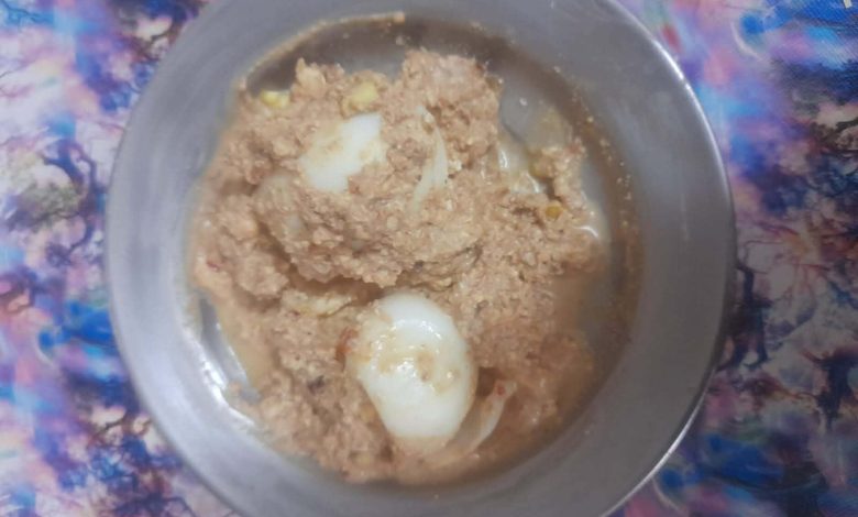 Aswan’s buried eggs platter. Photo: Hanan Shehata