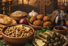 Foods of Holy Week. AI-generated image