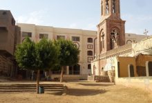 The ancient church of Deir Abu Hannes... Photo: Asmaa Montasser
