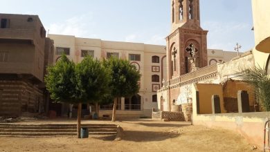 The ancient church of Deir Abu Hannes... Photo: Asmaa Montasser
