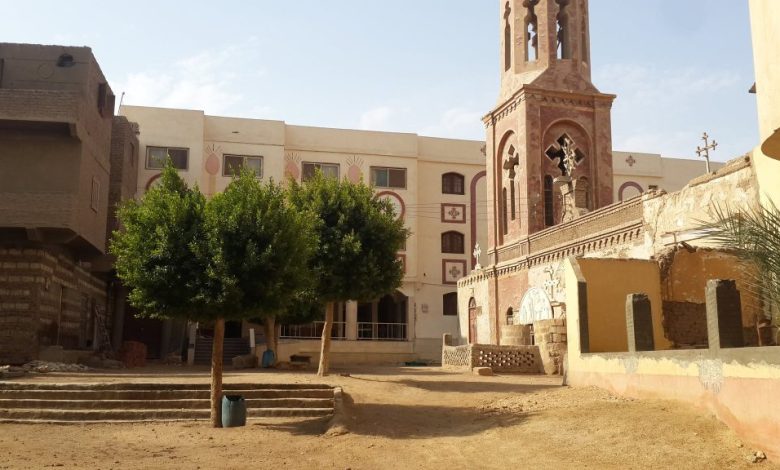 The ancient church of Deir Abu Hannes... Photo: Asmaa Montasser