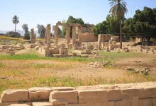 The Ruins of the Medamud Temple East of Luxor - Photo: Abul-Hassan Abdel-Sattar