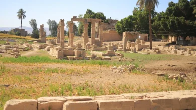The Ruins of the Medamud Temple East of Luxor - Photo: Abul-Hassan Abdel-Sattar