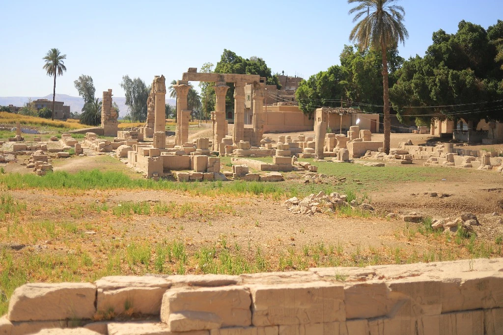 The Temples of Medamud: Ancient Ruins Defying Decay and Rising Tides East of Luxor The Ruins of the Medamud Temple East of Luxor - Photo: Abul-Hassan Abdel-Sattar