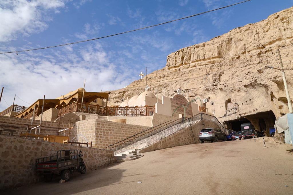 The Church of the Virgin Mary at Deir al-Janadla... Photo: Ahmed Mostafa