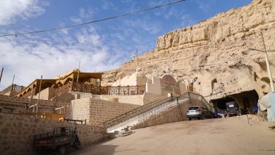 The Church of the Virgin Mary at Deir al-Janadla... Photo: Ahmed Mostafa