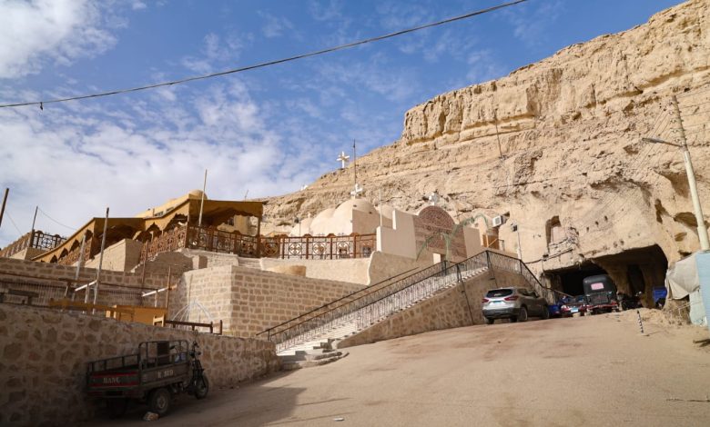 The Church of the Virgin Mary at Deir al-Janadla... Photo: Ahmed Mostafa