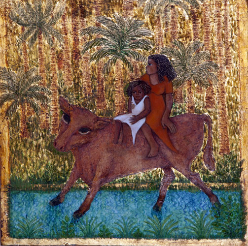 لوحة للفنانة الراحل دكتورة زينب السجيني إذن النشر من دكتور محمد كمال 14