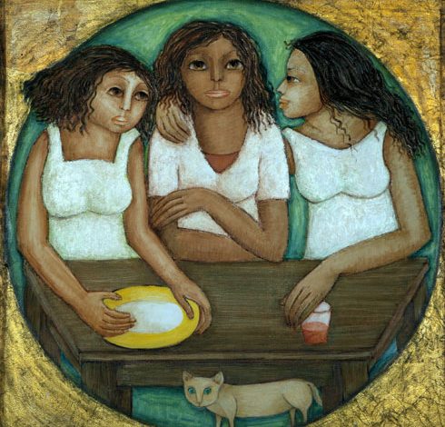 لوحة للفنانة الراحل دكتورة زينب السجيني إذن النشر من دكتور محمد كمال 5