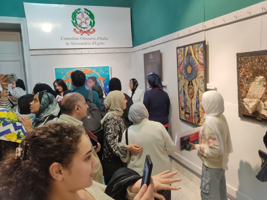 A Dialogue of Verse and Vision: Hypatia Redraws the Map of Women’s Arts in Alexandria The Echoes of Hypatia: A celebration of female creativity — Photo: Doaa Abdelhamid