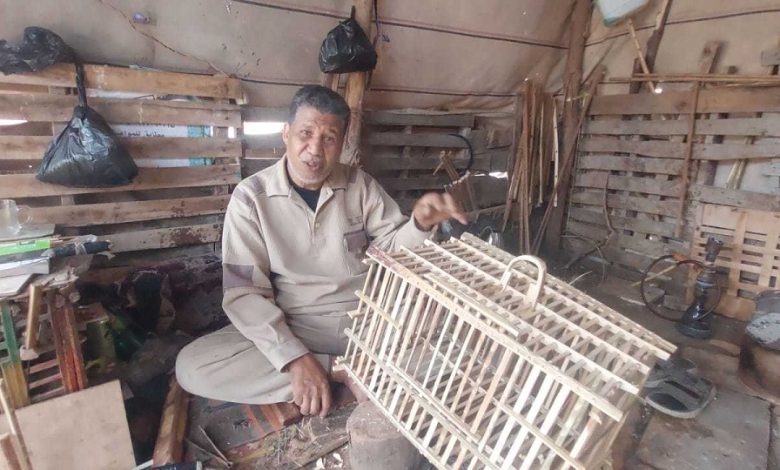 The Art of Crafting Palm Frond Crates in Kafr Al-Battikh. - Photo: Helmy Yassin