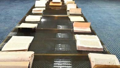 Rare manuscripts within the Damanhour Municipal Library. - Photo: Mahmoud Dowair