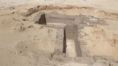 Archaeological discovery at Gabal al-Tayr in Minya - Photo: Ministry of Tourism and Antiquities website