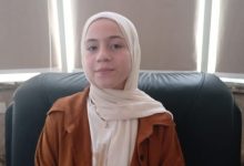 The young religious vocalist Nour El-Sayed. - Photo: Mahmoud Dowair
