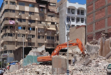 The French Post Office after its demolition in Port Said - Photo: Osama Kamal
