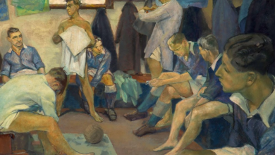 The Dressing Room painting by Hubert Andrew Freeth, 1953 - Photo: Creative Commons