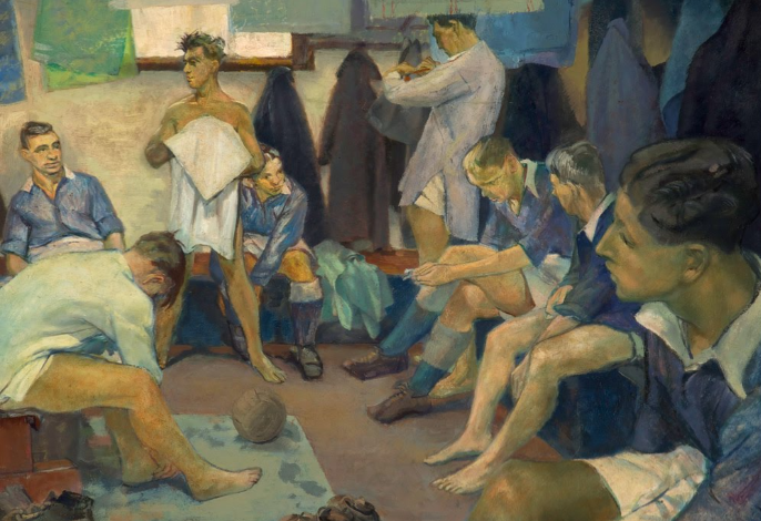 The Dressing Room painting by Hubert Andrew Freeth, 1953 - Photo: Creative Commons